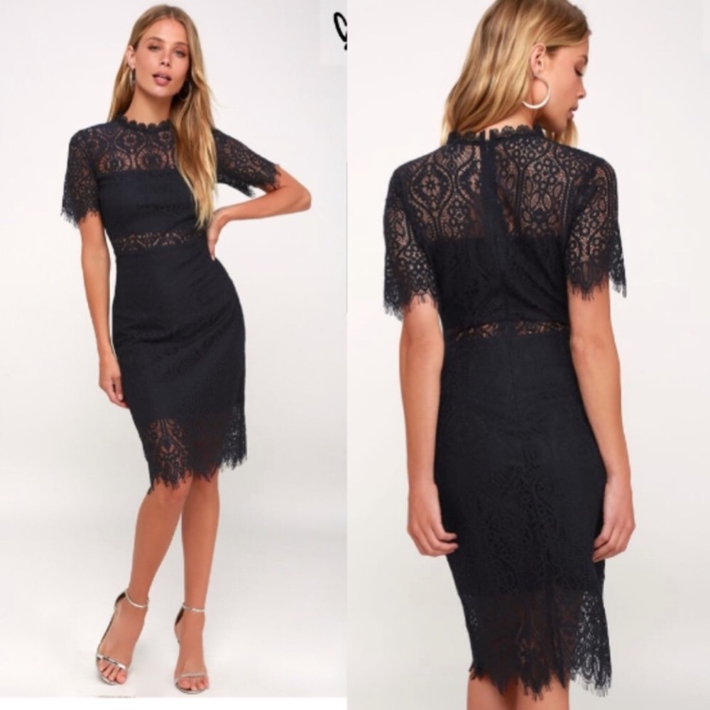 Lulu’s Remarkable Navy Dress - Worn Once